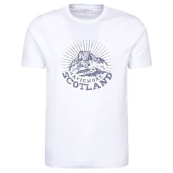 Mountain Warehouse Mens Circle Mountain T-Shirt - XXL, White