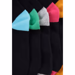 Mountain Warehouse Childrens/Kids Mid Calf Polygiene Everyday Socks (Pack of 5) - 2 UK-5 UK, Black