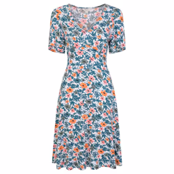 Mountain Warehouse Womens/Ladies Floral Dress - 4 UK, Dark Teal