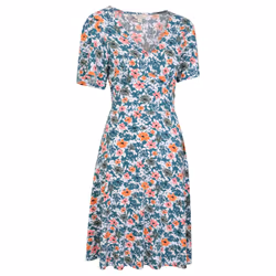 Mountain Warehouse Womens/Ladies Floral Dress - 4 UK, Dark Teal