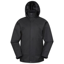 Mountain Warehouse Mens Shale Waterproof Jacket - XL, Black