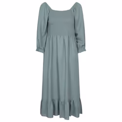 Mountain Warehouse Womens/Ladies Cadiz Shirred Long-Sleeved Midi Dress - 16 UK, Khaki Green