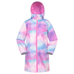 Mountain Warehouse Childrens/Kids Flo Printed Water Resistant Padded Jacket - 11-12 Years, Pink