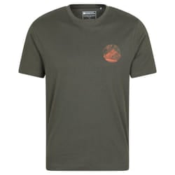 Mountain Warehouse Mens Mountain Grid T-Shirt - 4XL, Green