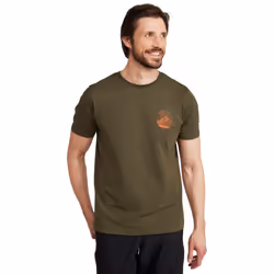 Mountain Warehouse Mens Mountain Grid T-Shirt - 4XL, Green