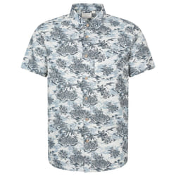 Mountain Warehouse Mens Tropical Printed Short-Sleeved Shirt - S, Off White
