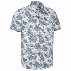 Mountain Warehouse Mens Tropical Printed Short-Sleeved Shirt - XXL, Off White