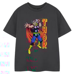 Thor Boys Short-Sleeved T-Shirt - 11-12 Years, Charcoal