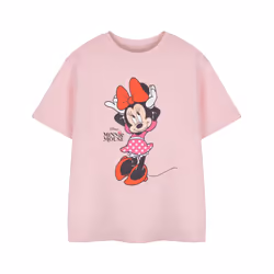 Disney Girls Minnie Mouse Pose Short-Sleeved T-Shirt - 5-6 Years, Pink