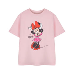Disney Girls Minnie Mouse Pose Short-Sleeved T-Shirt - 5-6 Years, Pink