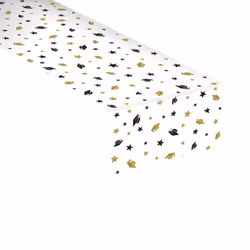 Amscan The Adventure Begins Paper Graduation Cap Table Runner
