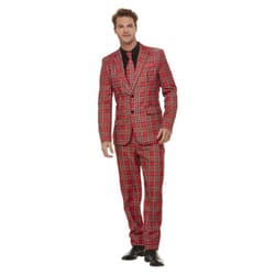 Smiffys Mens Tartan Costume Suit Set