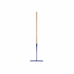 Faithfull Tarmac Rake 16 Round Teeth - Wooden Handled
