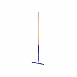 Faithfull Tarmac Rake 16 Round Teeth - Wooden Handled