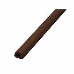 Faithfull Epdm Draught Excluder, D Profile - 9mm x 7.5mm, Brown