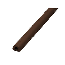 Faithfull Epdm Draught Excluder, D Profile - 9mm x 7.5mm, Brown