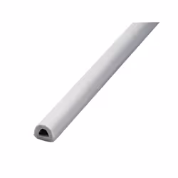 Faithfull Epdm Draught Excluder, D Profile - 9mm x 7.5mm, White