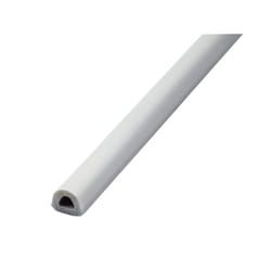 Faithfull Epdm Draught Excluder, D Profile - 9mm x 7.5mm, White