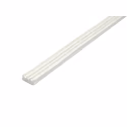 Faithfull Epdm Draught Excluder, W Profile - 9mm x 3.5mm, White