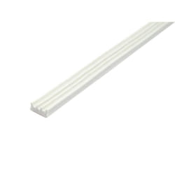 Faithfull Epdm Draught Excluder, W Profile - 9mm x 3.5mm, White
