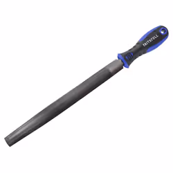 Faithfull Half-round Second Cut File, Handled