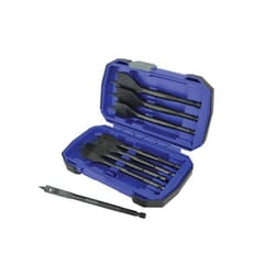 Faithfull Impact Rated Flat Bit Set, 8 Piece