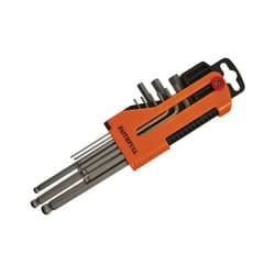 Faithfull Metric Long Arm Ball End Hex Key Set, 9 Piece