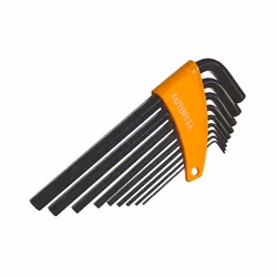 Faithfull Metric Long Arm Hex Key Set, 9 Piece