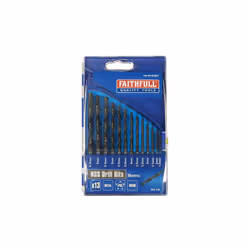 Faithfull Hss Drill Bit Set, Metric