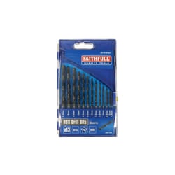 Faithfull Hss Drill Bit Set, Metric