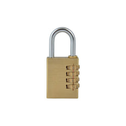 Faithfull Brass Combination Padlock
