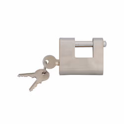 Faithfull Shutter Padlock Brass