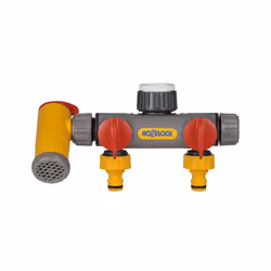 Hozelock 2250 Flowmax 3-way Tap Connector 1/2 - 1in Bsp