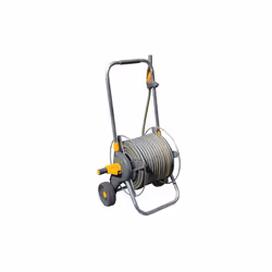 Hozelock 2436 60m Metal Pro Hose Cart & 30m Of 12.5mm Hose