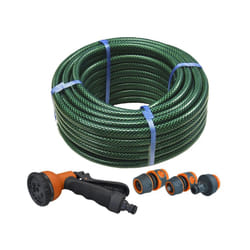 Faithfull Pvc Garden Hose With Fittings & Spray Gun