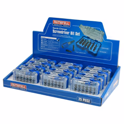 Faithfull Quick-change Bit Set, 25 Piece