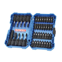 Faithfull Impact Screwdriver Bit Set, 42 Piece
