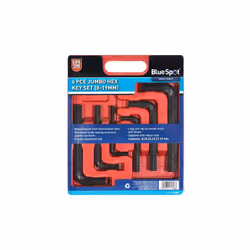 Bluespot Tools Jumbo Hex Key Set, 6 Piece