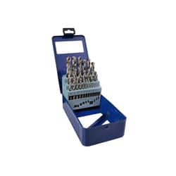 Bluespot Tools Hss Drill Bit Set, 25 Piece