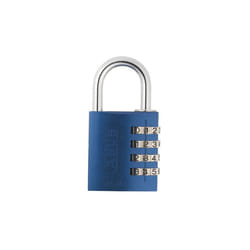 Abus Mechanical 145 Series Aluminium Combination Padlock - 40 mm, Blue