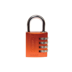 Abus Mechanical 145 Series Aluminium Combination Padlock - 40 mm, Orange