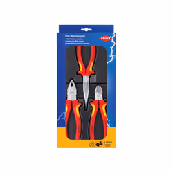 Knipex 00 20 12 Elektro Vde Pliers Set, 3 Piece