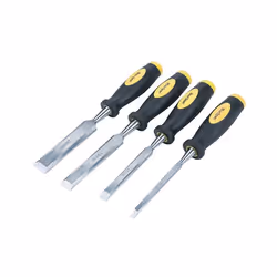 Bluespot Tools Chisel Set Double Colour Handle Set, 4 Piece