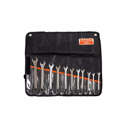 Bahco Chrome Polished Combination Spanner Set, 11 Piece