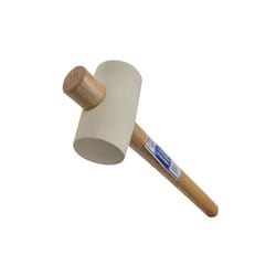 , White) Faithfull Rubber Mallet - 57mm (2.1/4in
