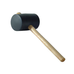 , Black) Faithfull Rubber Mallet - 57mm (2.1/4in