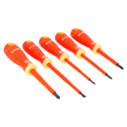 Bahco B220.005 Bahcofit Insulated Screwdriver Set, 5 Piece