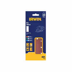 Irwin 1/3 Punched Quick Fit Sanding Sheet Set, 10 Piece