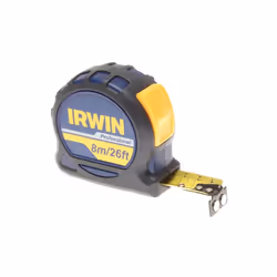 Irwin Professional Pocket Tape 8m/26ft (width 25mm) Carded