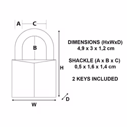 Master Lock Solid Brass Padlocks Double Lever